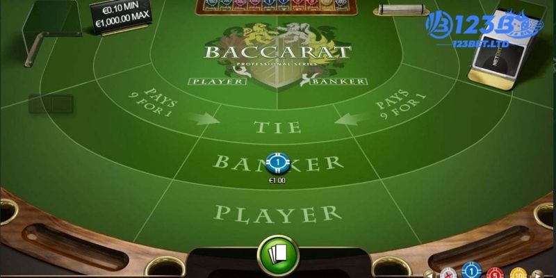 Các loại cược trong Baccarat