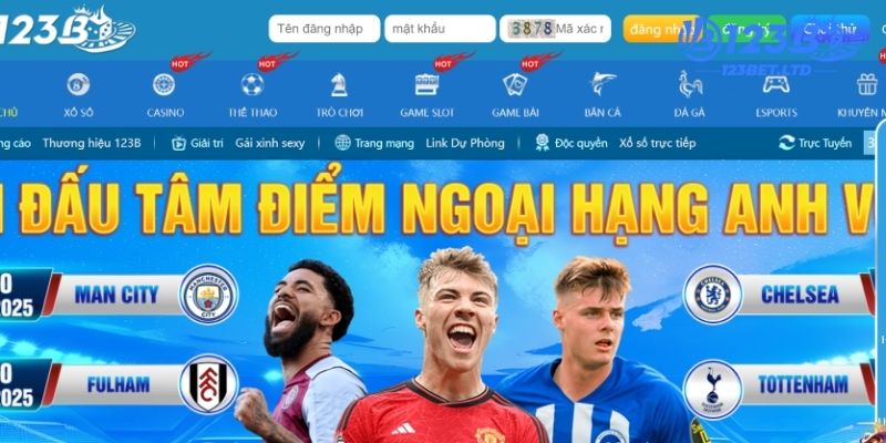Hoàn tất form đăng nhập 123B